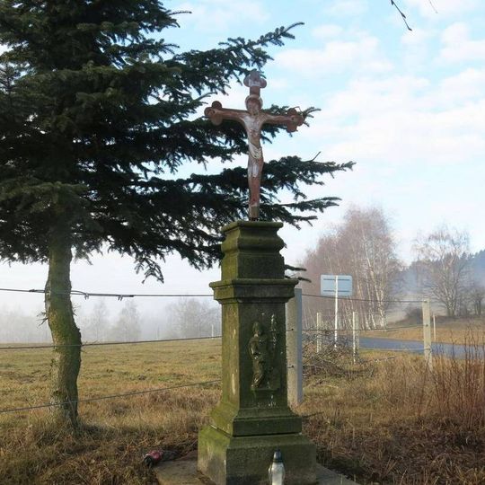 Kříž na jižním okraji Vysoké Jedle