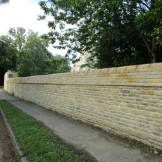 Garden And Farmyard Boundary Wall To West Of College Farmhouse, Running South Along Church Lane And Then East Along Glinton Road To Cartsheds