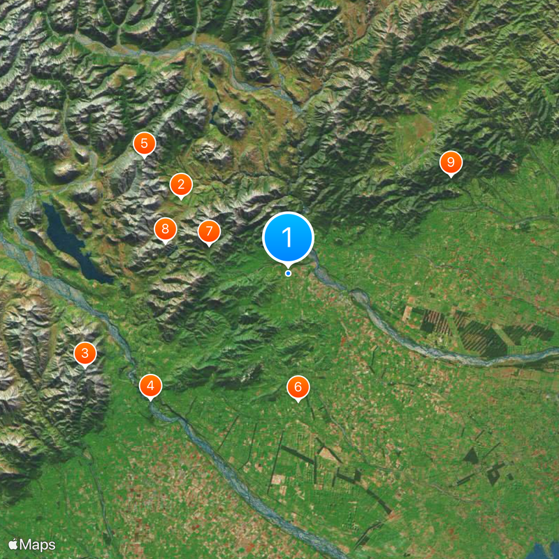 Springfield Doughnut Karte