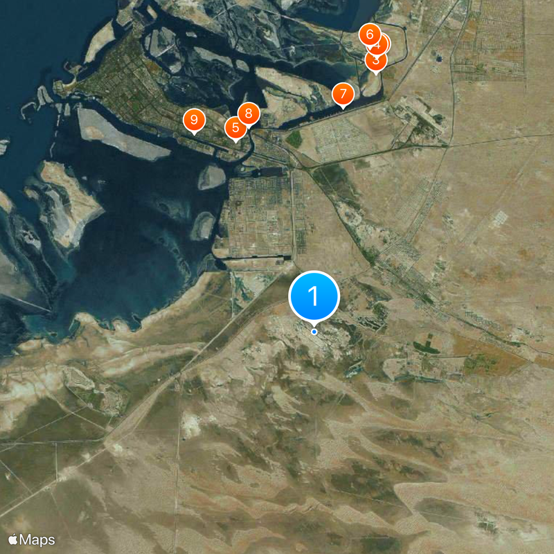 Al Dhafra Air Base Map
