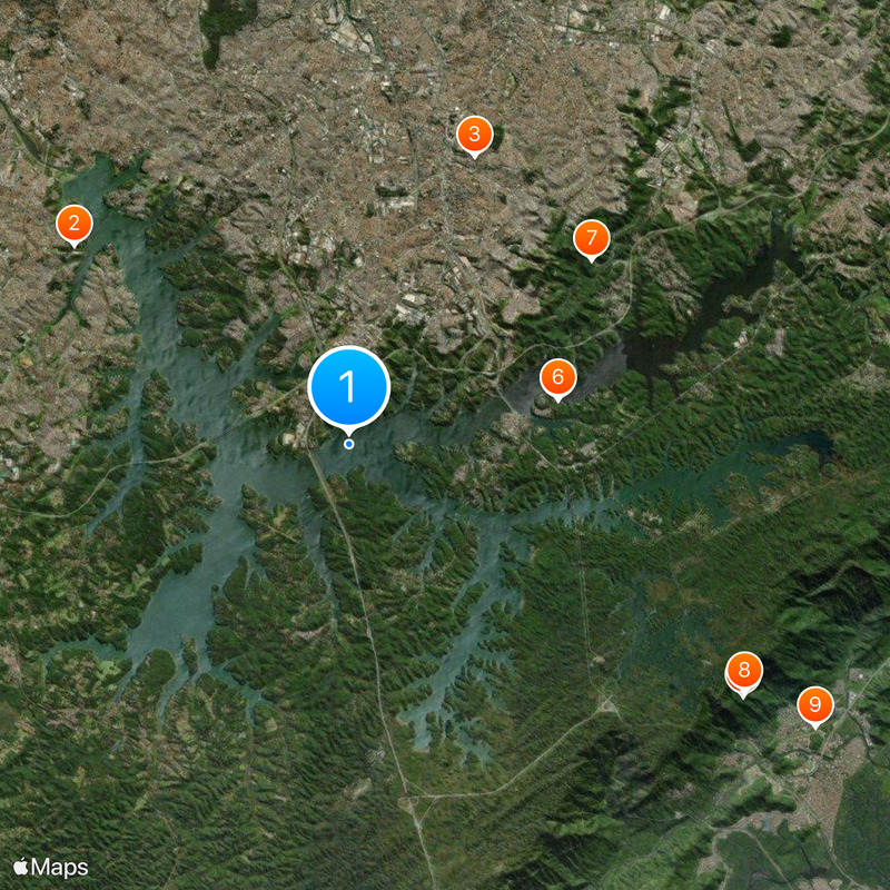 Billings Reservoir Map