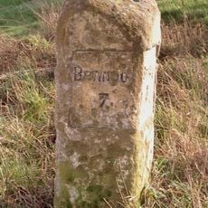 Milestone, Stoke Rd, Brookeville at jct with Scotts Lane
