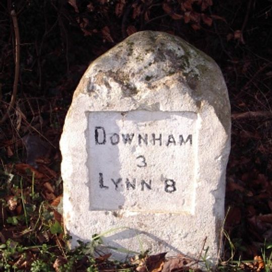 Milestone, 23yds S of Magpie Centre , Lynn Rd