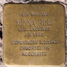 Stolperstein dedicated to Minna Ring