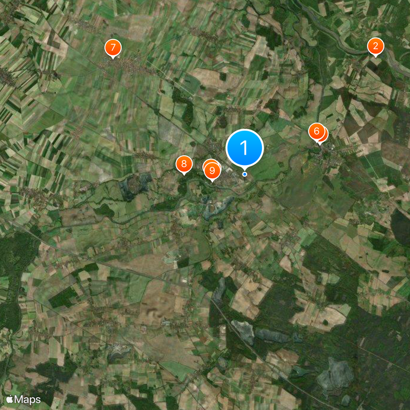 Silesian Lowland Map