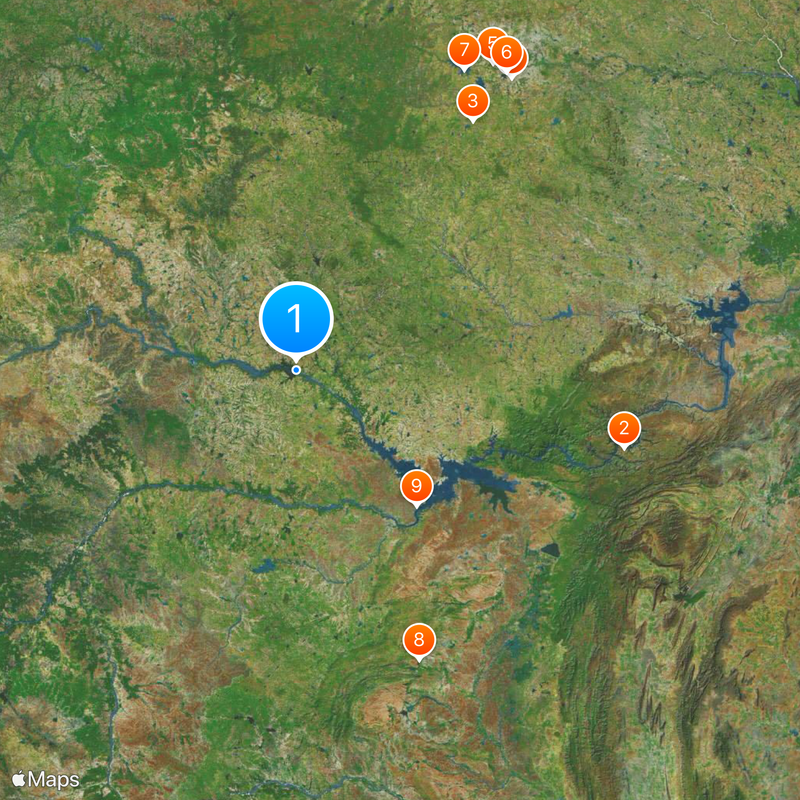 Priyadarshini Jurala hydroelectric power station Map
