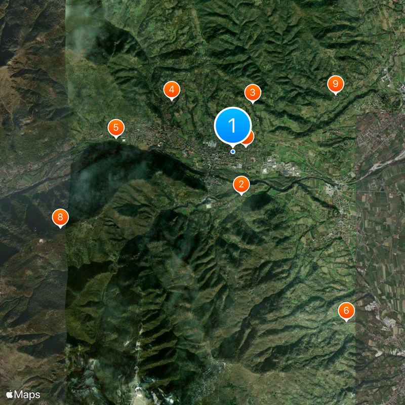 Luserna San Giovanni Map