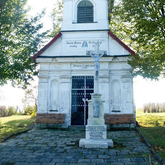 Kříž u kaple svatého Rocha v Novém Veselí