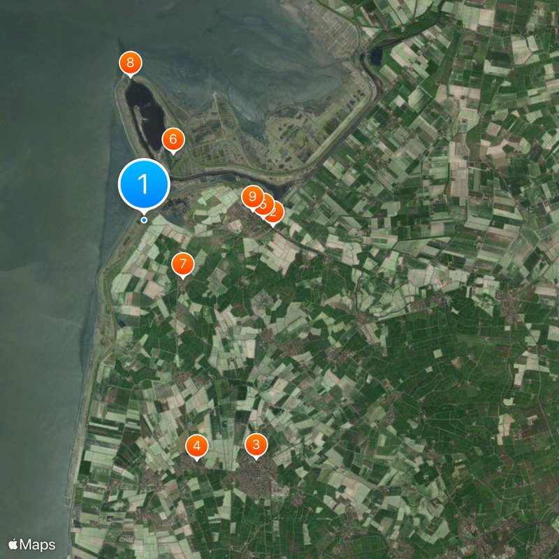 Pilsum Lighthouse Map