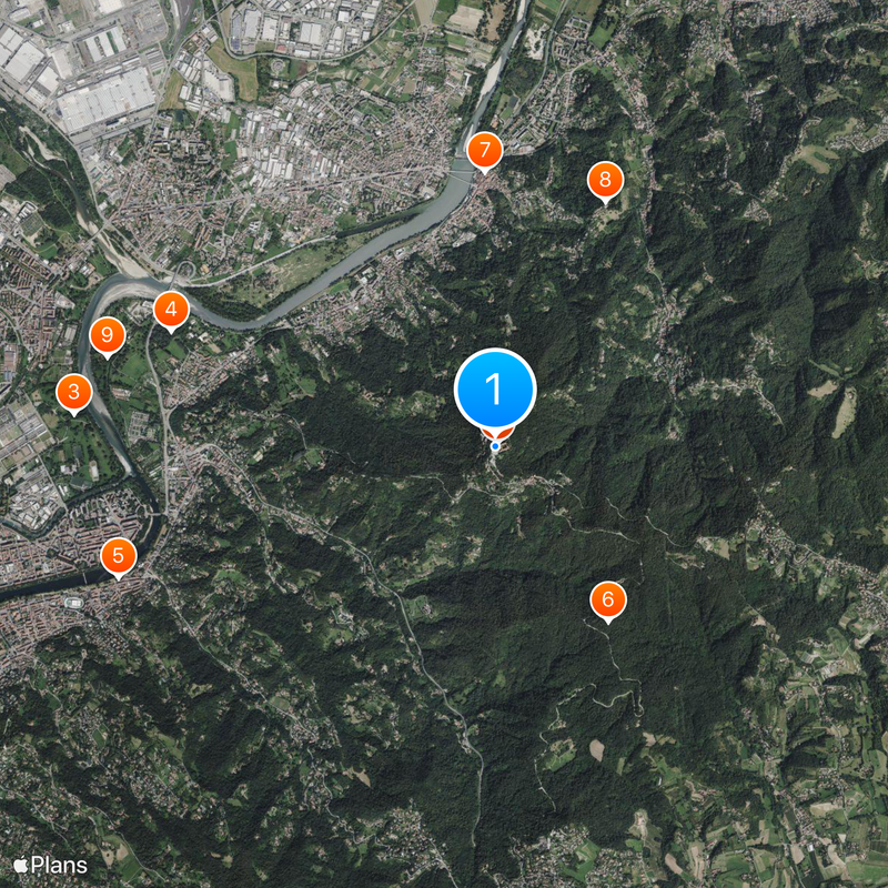 Superga-basiliek Kaart