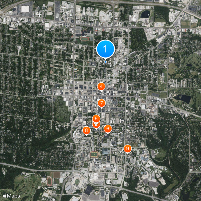 Columbia College Map