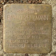 Stolperstein en memoria de Ewald Kuhlmann