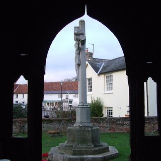 Boxford War Memorial in St Marys Churchyard