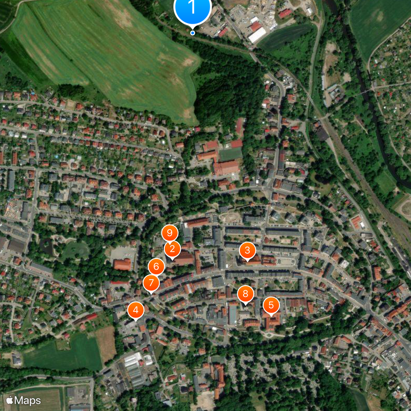 Lwówek Śląski Map