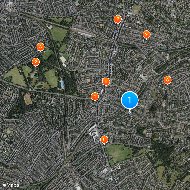 Streatham Map