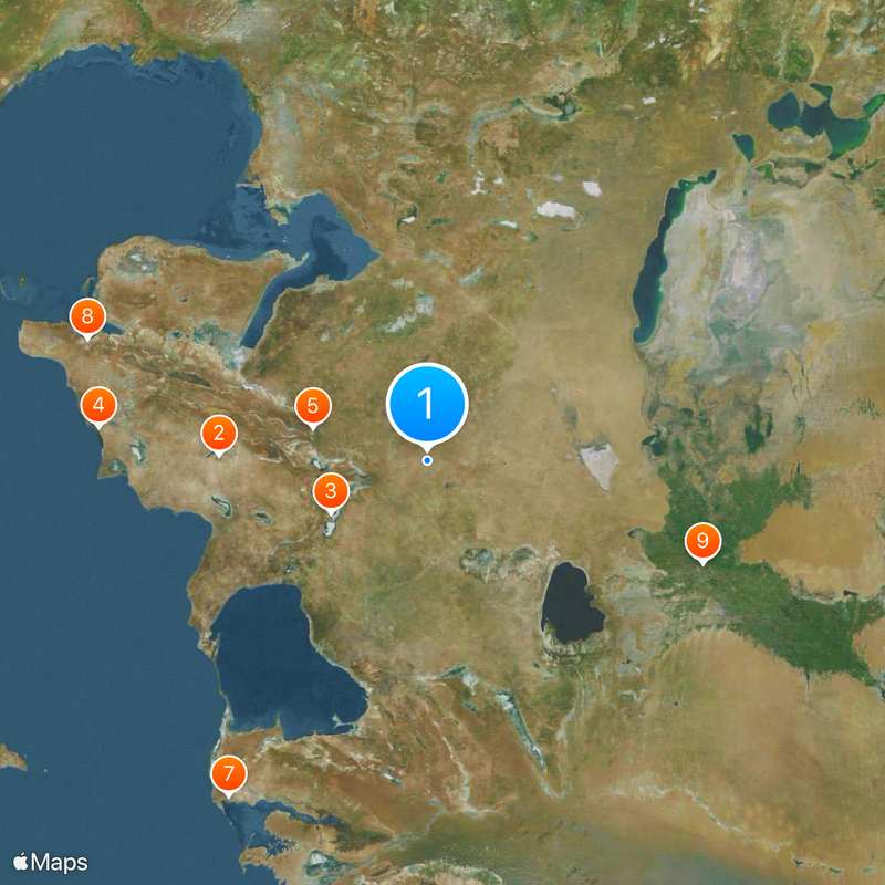 Ustyurt Plateau Map