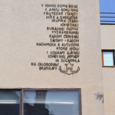 Dvořákova vila, tabuľa pamätná