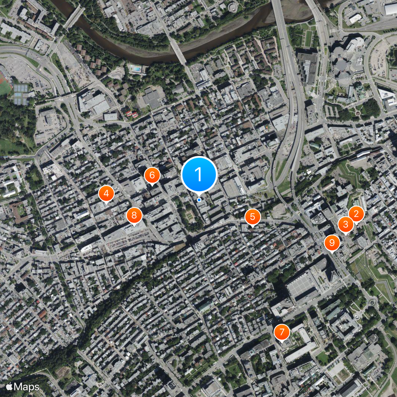 Université du Québec Map