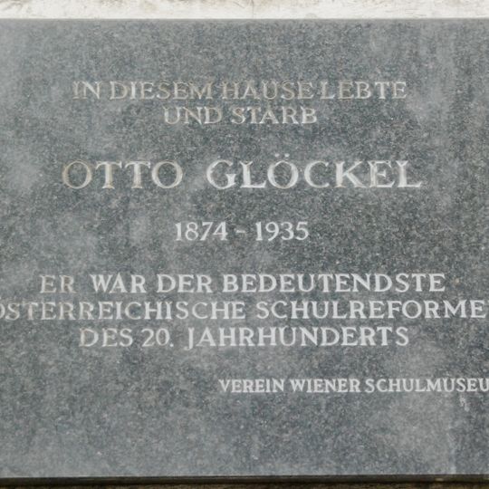 Gedenktafel Otto Glöckel