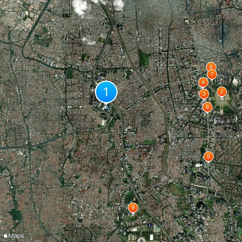 Mall Taman Anggrek Map