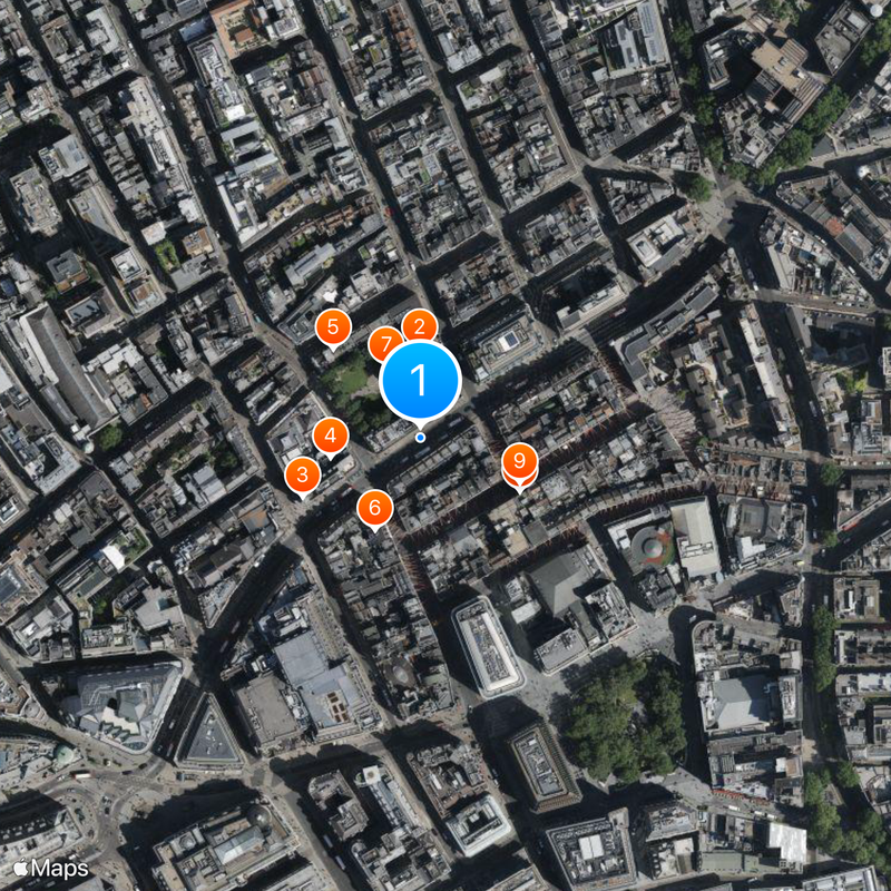 Shaftesbury Avenue Map