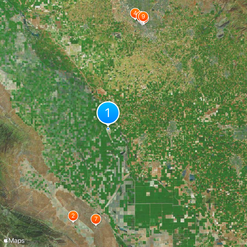 Naval Air Station Lemoore Map