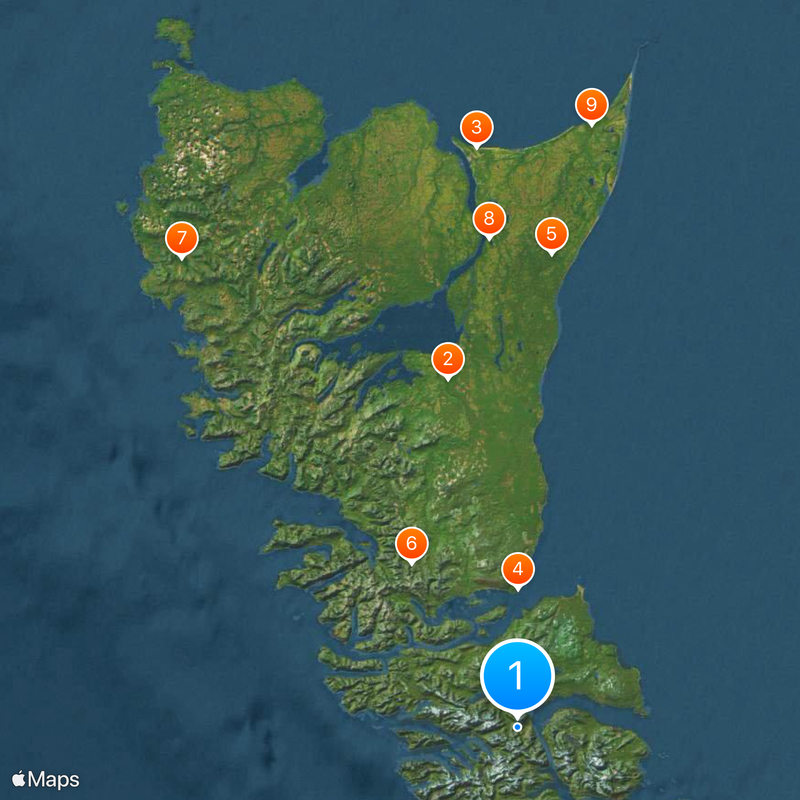 Graham Island Map