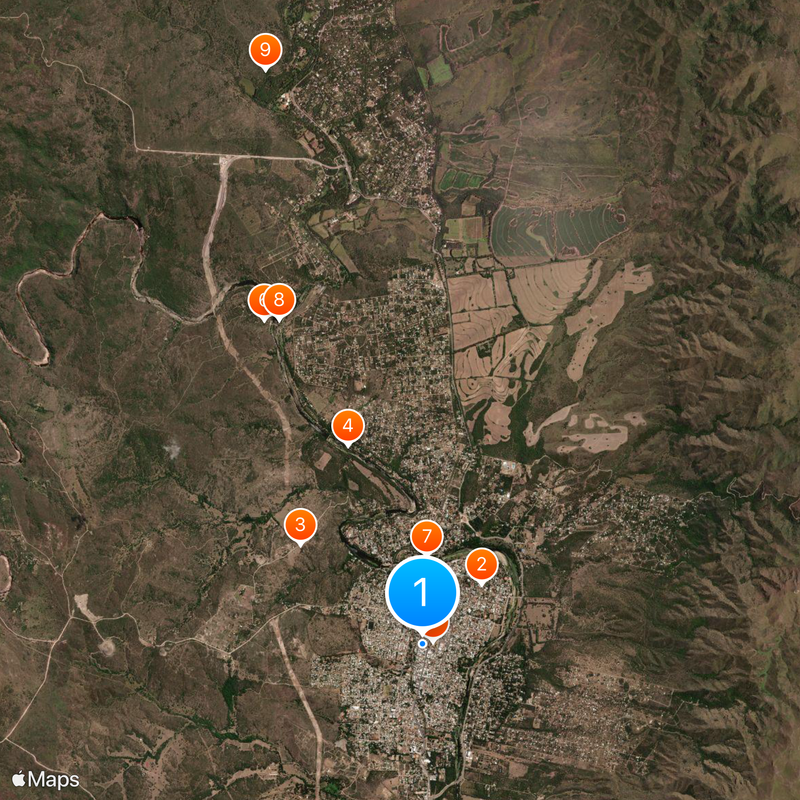 Cosquín Map