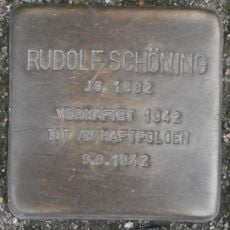 Stolperstein en memoria de Rudolf Schöning