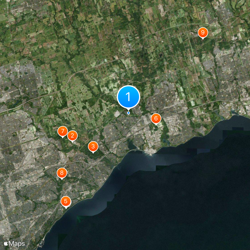 Pine Ridge Secondary School Map