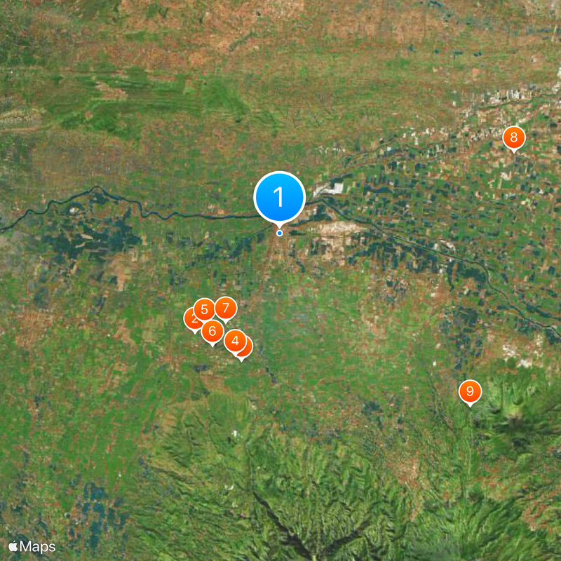 Mojokerto railway station Map