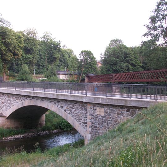 Straßenbrücke über die Wilisch Wilischthal