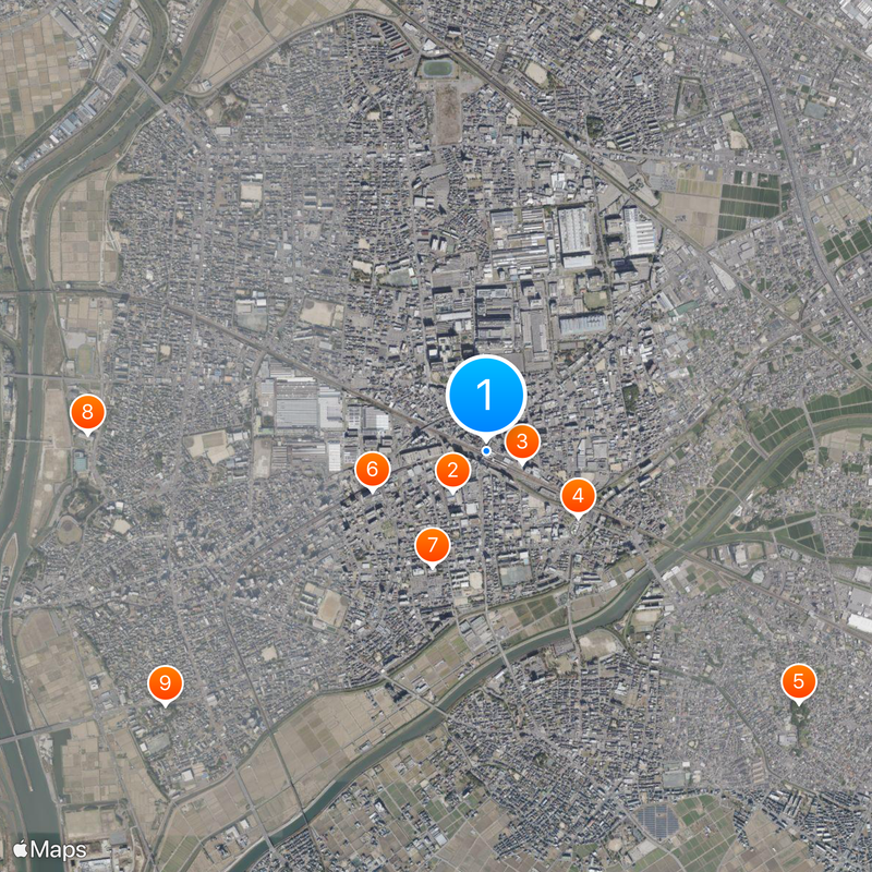 Kariya Station Map