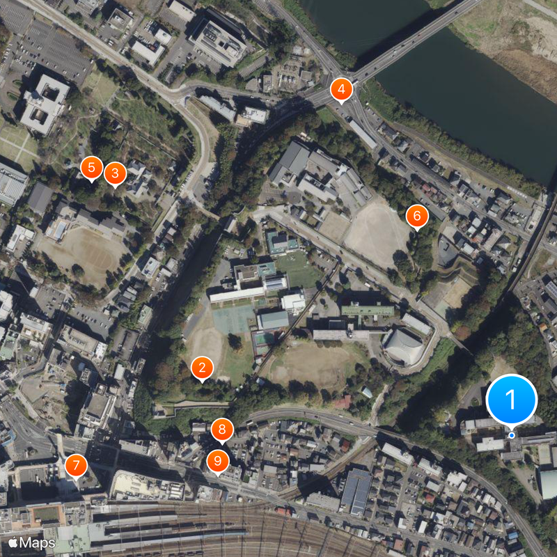茨城县立水户第一高等学校附属中学 Map