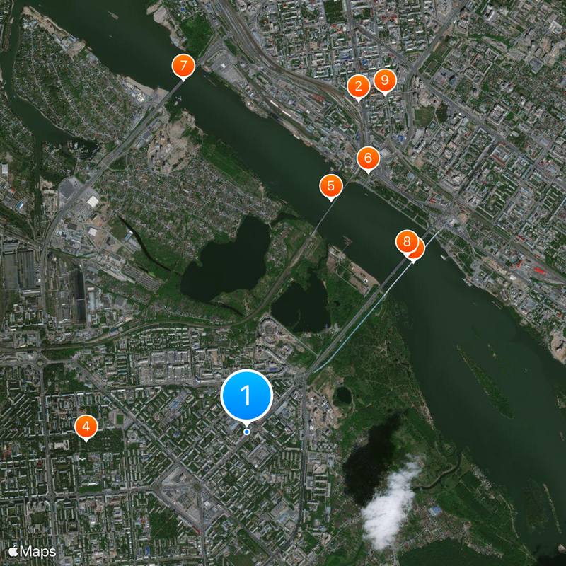 Novosibirsk State Technical University Mapa