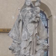 Statue of Virgin Mary in Brno-Zábrdovice