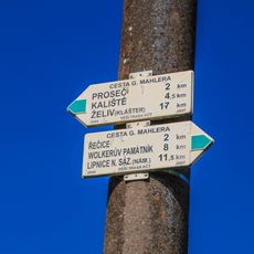 Rozcestník Pusté Lhotsko