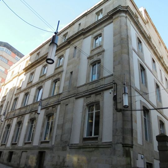 Edifício do Banco de Espanha em Pontevedra