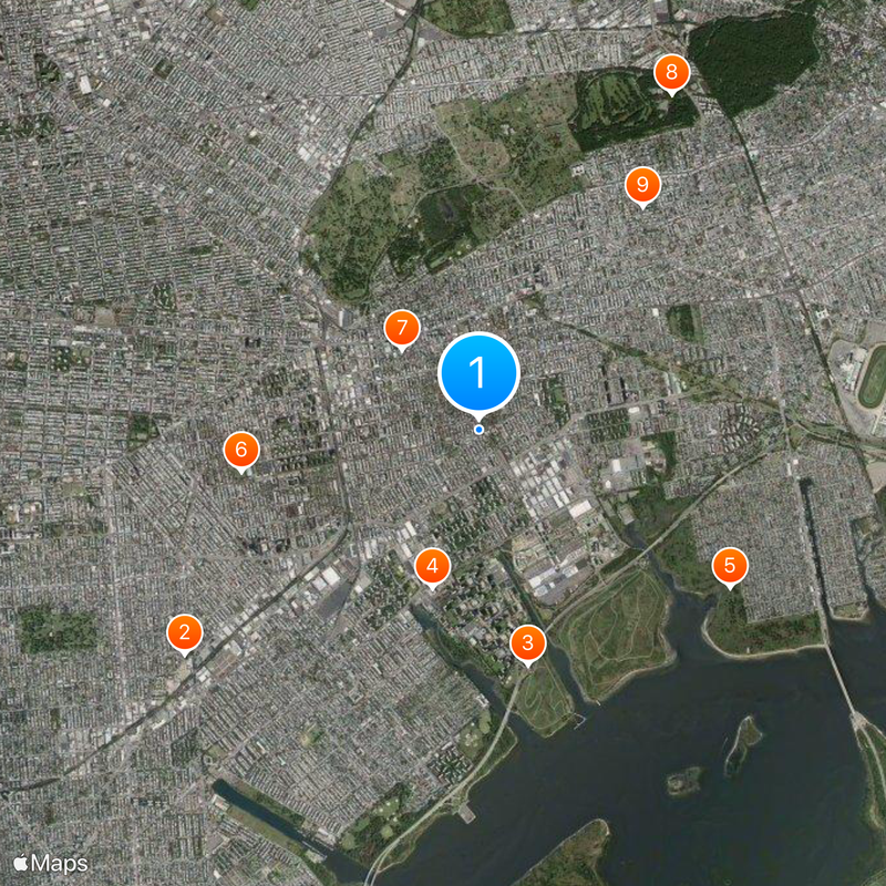 イースト・ニューヨーク 地図