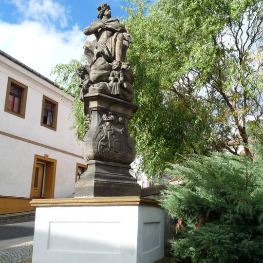Statue of Saint Florian in Klášterec nad Ohří
