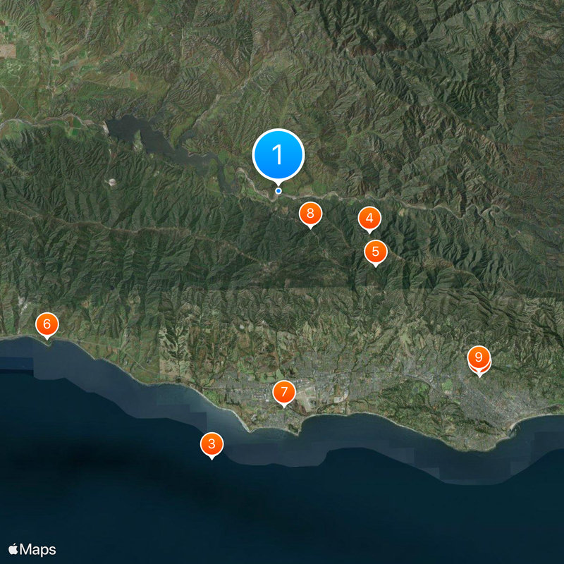 Santa Ynez Valley Map