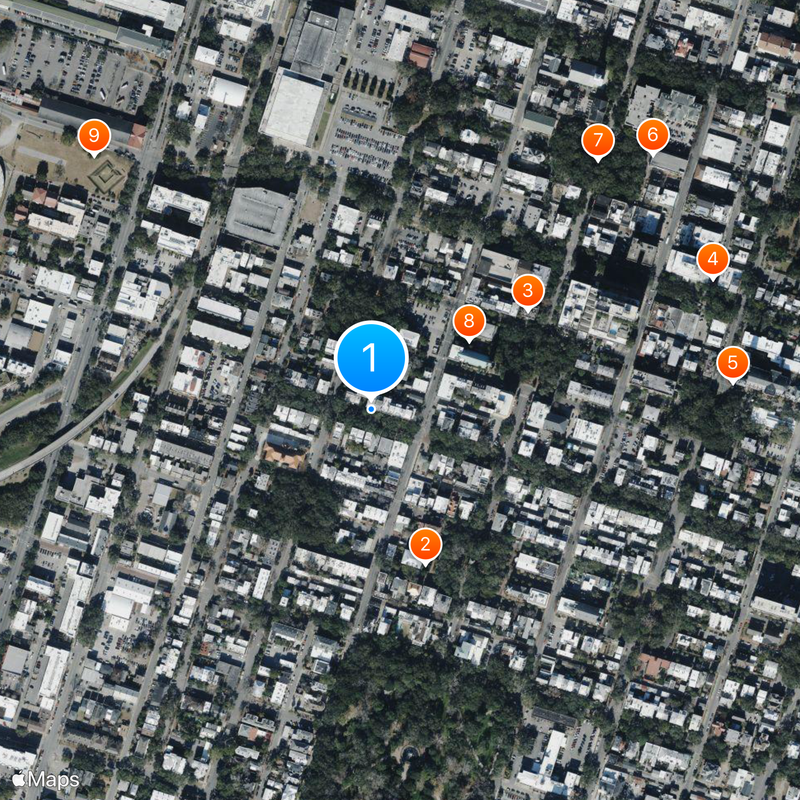 Savannah College of Art and Design Map
