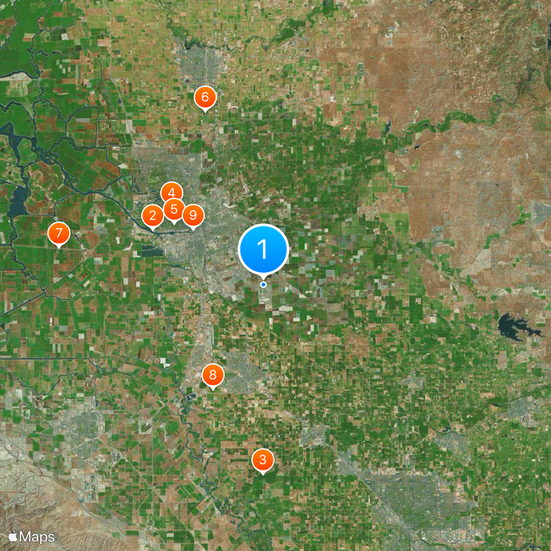 California Health Care Facility Map