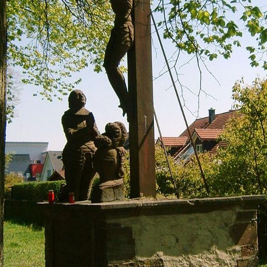 Wegkreuz, Grabmal für den Johanniter-Ritter Walter von Kerpen
