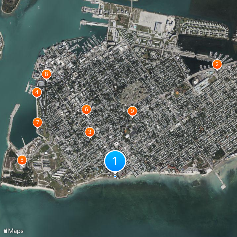 Southernmost point buoy Map