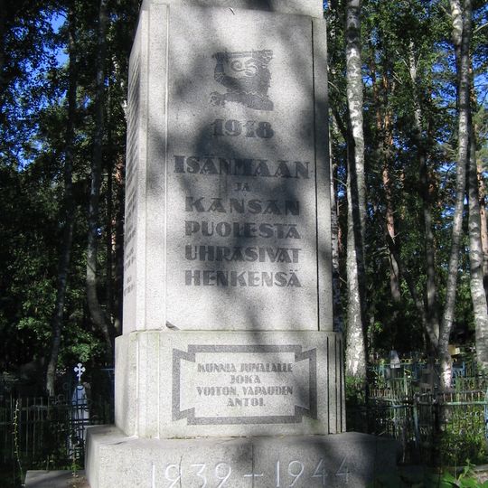 Памятник героям Олонецкого похода