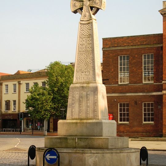 Burma War Memorial To The North Of The Market House