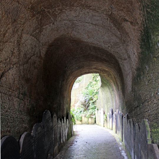 Rock Cut Arch In St James' Cemetery