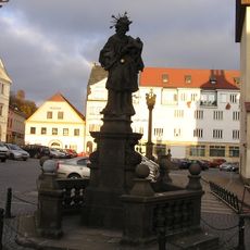 Statue of John of Nepomuk in Náchod, Masarykovo náměstí