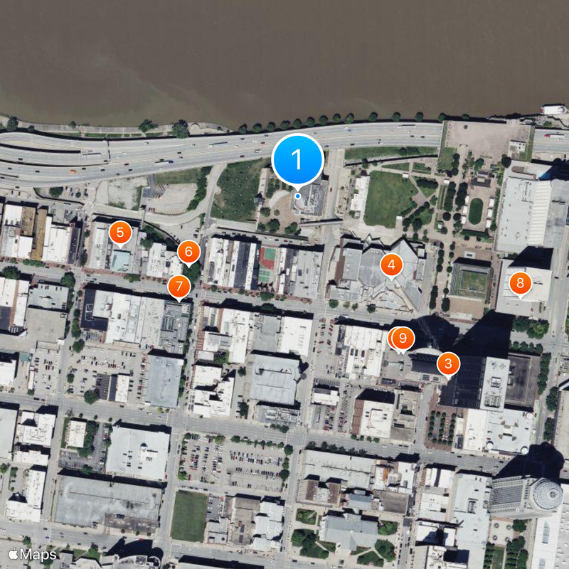 Muhammad Ali Center Map